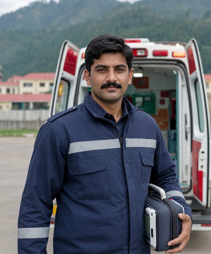 Portrait of Imran Yousaf, Senior Ambulance Technician