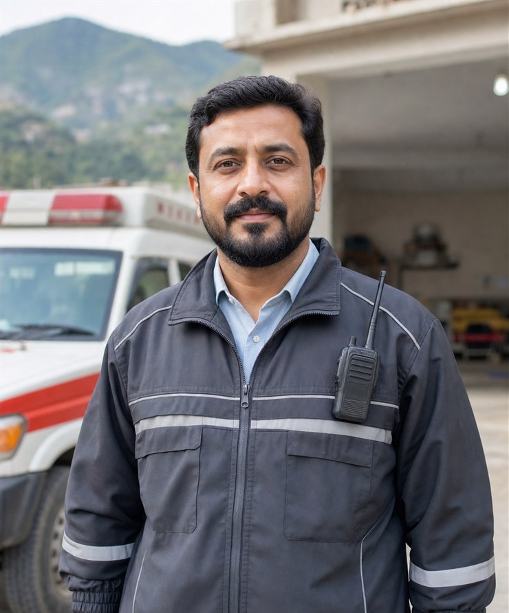 Portrait of Tariq Mehmood, Pakistani Operations Manager